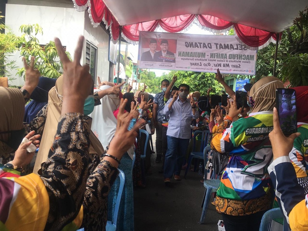 Machfud Arifin berjanji kesenjangan dalam dunia pendidikan ini tidak akan terjadi lagi. Selasa (27/10). .SP/Alqomaruddin.