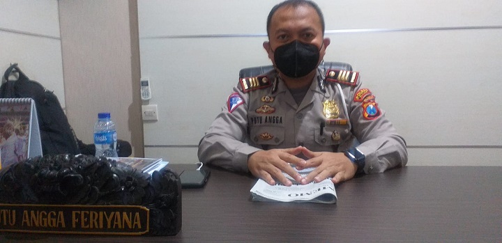 Kasat Lantas Polres Blitar AKP I Putu Angga Feriyana S.IK SH MH. SP/Hadi Lestariono