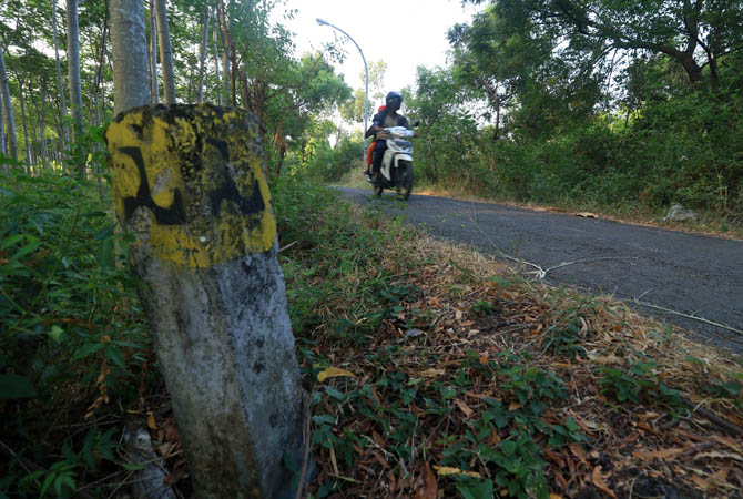 Proyek Jalur Lingkar Utara (JLU) di kawasan utara Kota Pasuruan