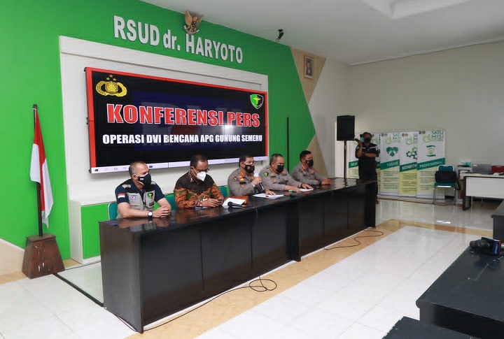 Rilis jenazah korban erupsi yang berhasil teridentifikasi. SP/Her