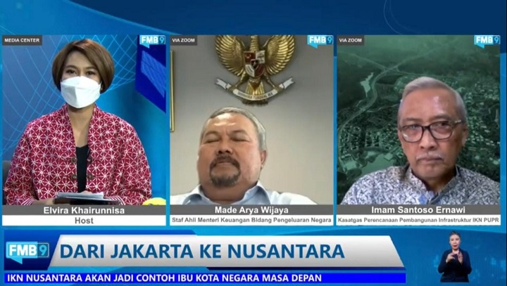 Forum Merdeka Barat (FMB) 9 secara virtual.