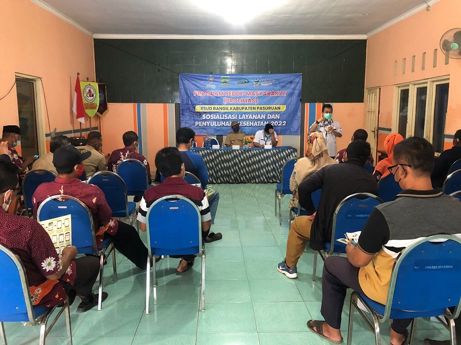 Tim RSUD Bangil saat sosialisasi pelayanan dalam program Prolimas