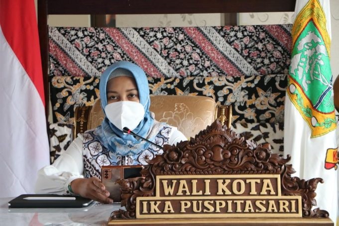 Wali Kota Mojokerto, Ika Puspitasari atau akrab disapa Ning Ita. SP/Dwy AS
