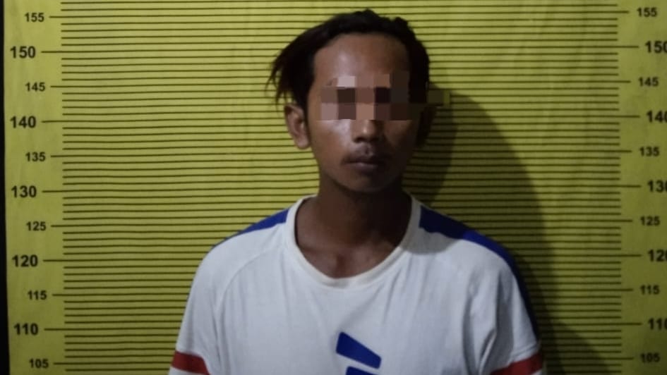 Pelaku Curanmor yang berhasil ditangkap Satreskrim Polsek Genteng. SP/Ariandi.