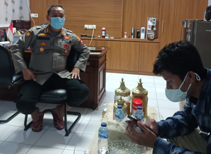 Kasat Sabhara Polrestabes Surabaya, AKBP Herman Priyatno saat dikonfirmasi. SP/Mahbub Fikri