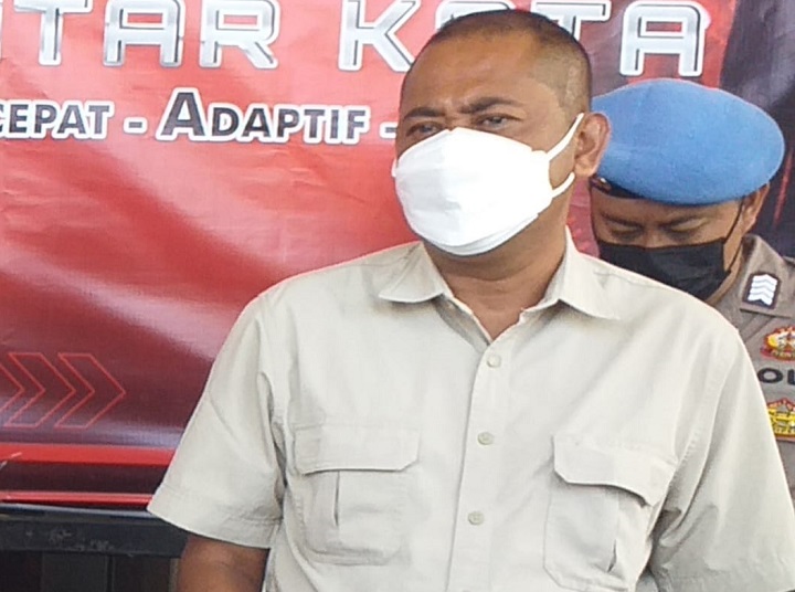 Kasatreskrim Polres Blitar Kota AKP Momon Suwito SH. SP/Hadi Lestariono