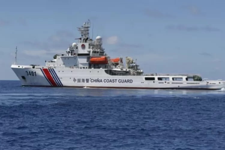 Kapal Penjaga Pantai China.