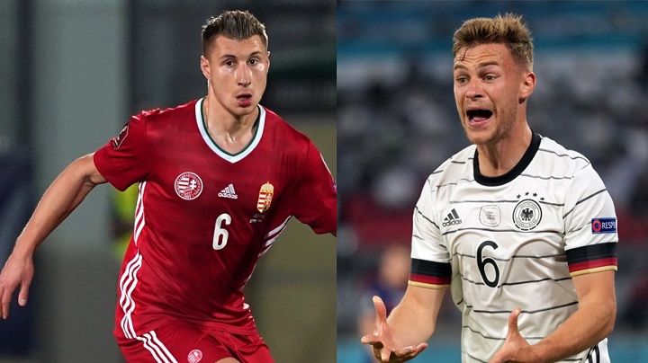 Joshua Kimmich (kanan) dan Willi Orban (kiri)