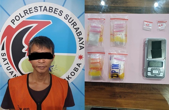 Kolase pelaku dan barang bukti yang diamankan polisi. SP/Bayu