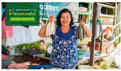 UMKM Indonesia maju bersama Grab.