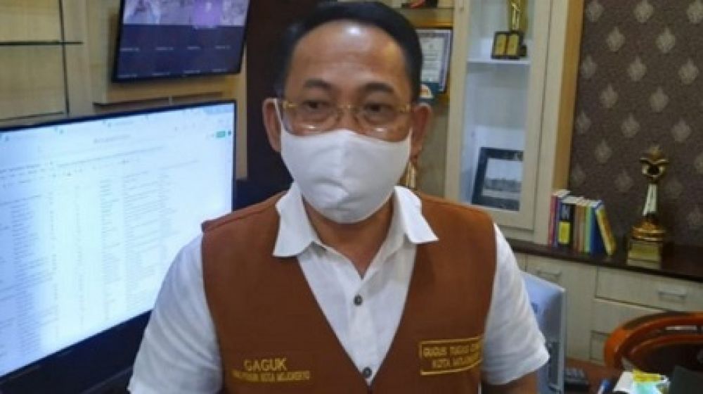 Gaguk Tri Prasetyo, Juru Bicara Gugus Tugas Percepatan Penanganan Covid-19 Kota Mojokerto. SP/ SM