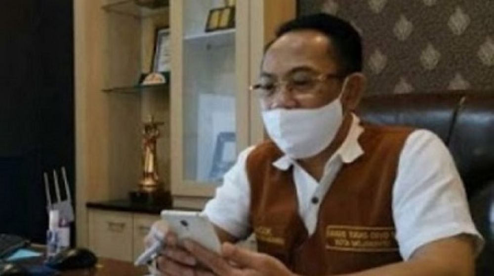 Gaguk Tri Prasetyo, Juru Bicara Gugus Tugas Percepatan Penanganan Covid-19  Kota Mojokerto. SP/ SM