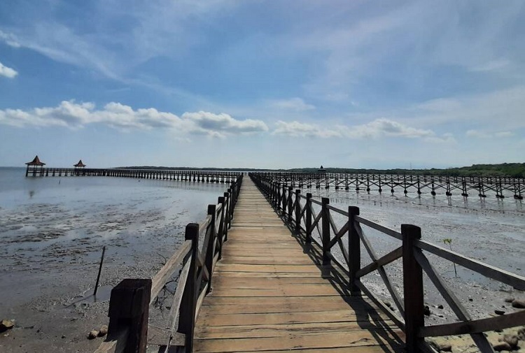 Objek wisata Pantai Bentar probolinggo, Jawa Timur. SP/ PRB