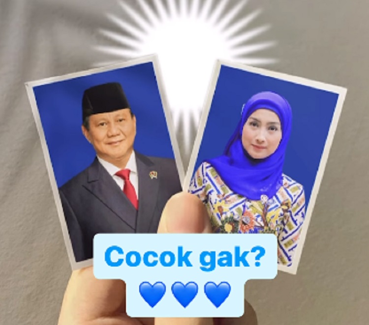 Heboh cuplikan video Probowo Subianto dan Desy Ratnasari 'Dijodohkan'. SP/ Instagram @amanatnasional
