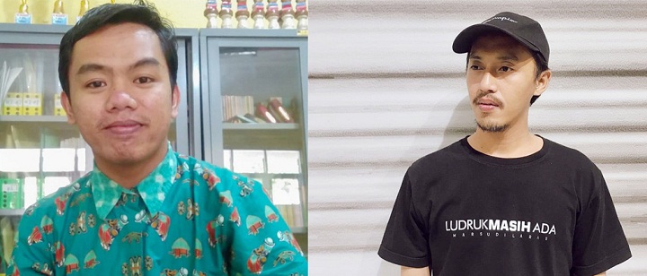 Guru GTT Rohmatulloh (kiri), Guru GTT Agung Yuni Sasmito (kanan)