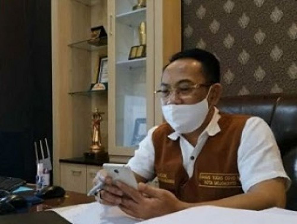 Gaguk Tri Prasetyo, Juru Bicara Gugus Tugas Percepatan Penanganan Covid-19 Kota Mojokerto. SP/ SM