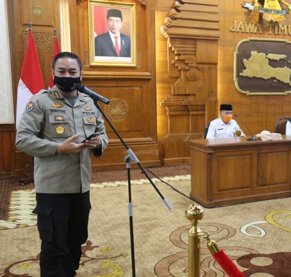 Kabid Humas Polda Jatim Kombes Trunoyudo Wisnu Andiko. SP. DECOM