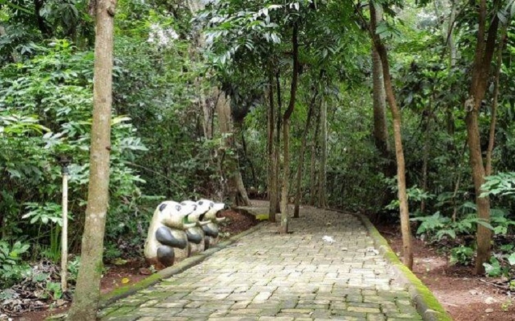 Penampakan Hutan Kota Jaktim yang disebut sebagai lokasi berkumpulnya kaum LGBT. SP/ JKT