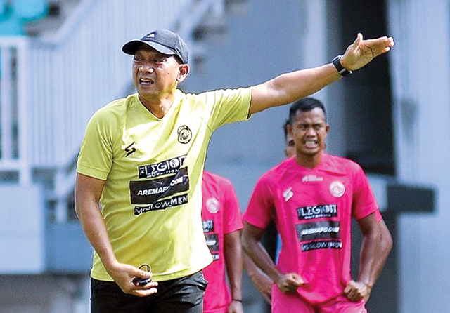 Pelatih Arema FC I Putu Gede. Foto: Instagram Arema FC.