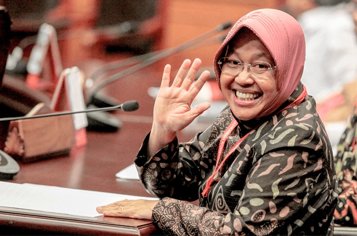 Nama Menteri Sosial Tri Rismaharini menjadi calon favorit millenial Jawa Timur dalam bursa capres 2024. SP/DOC SP