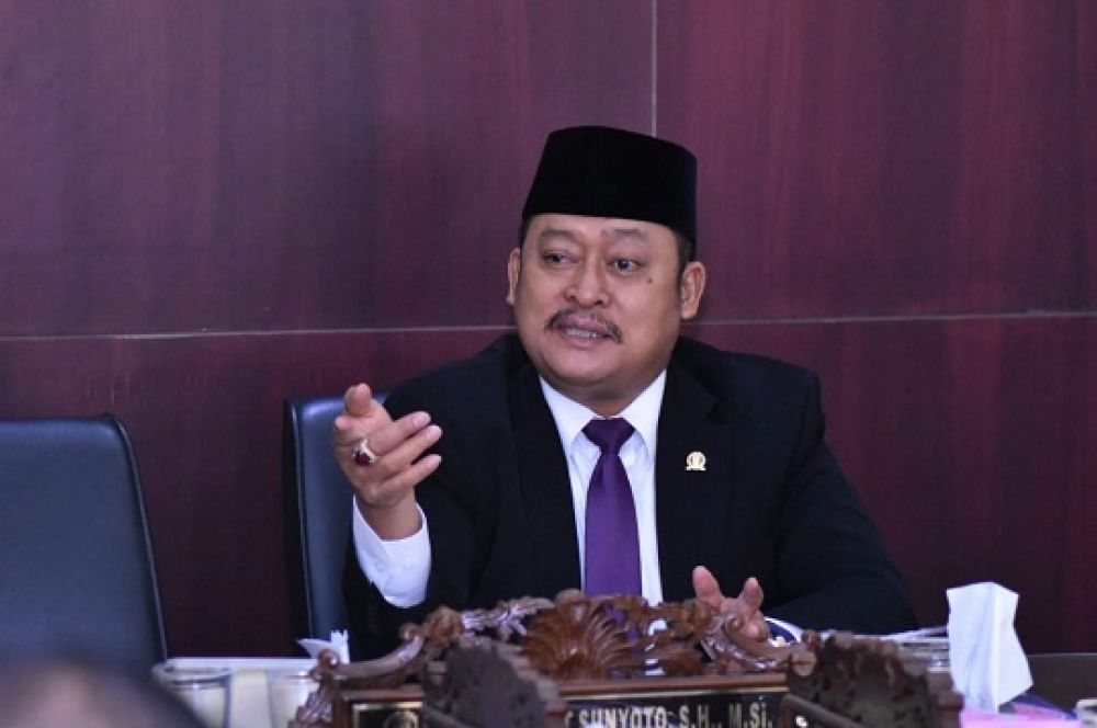 Kodrat Sunyoto anggota Komisi E DPRD Jatim.SP/Rko
