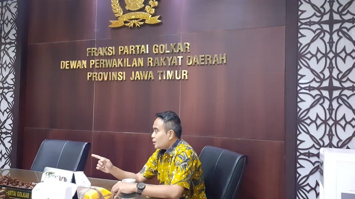 Anggota DPRD Jatim dari Fraksi Golkar DPRD Jatim, Pranaya Yudha. SP/RKO