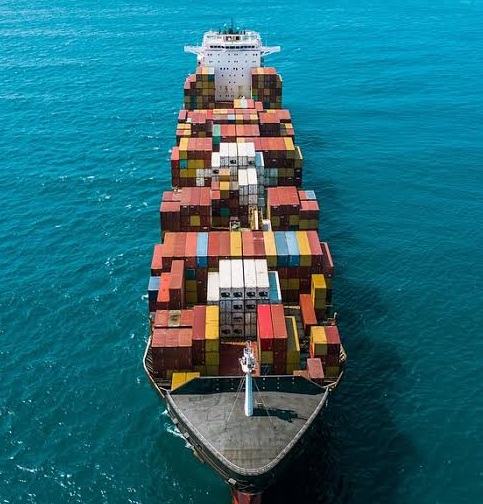 Caption: Ilustrasi kapal pengangkut barang. Sp/pixabay