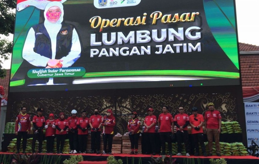 Operasi Pasar Lumbung Pangan Jawa Timur.
