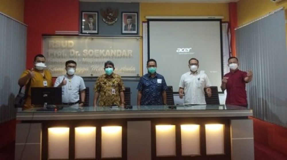 Sejumlah tenaga kesehatan (Nakes) di RSUD Prof Soekandar, Mojosari, Kabupaten Mojokerto terpapar Covid-19. SP/ SM