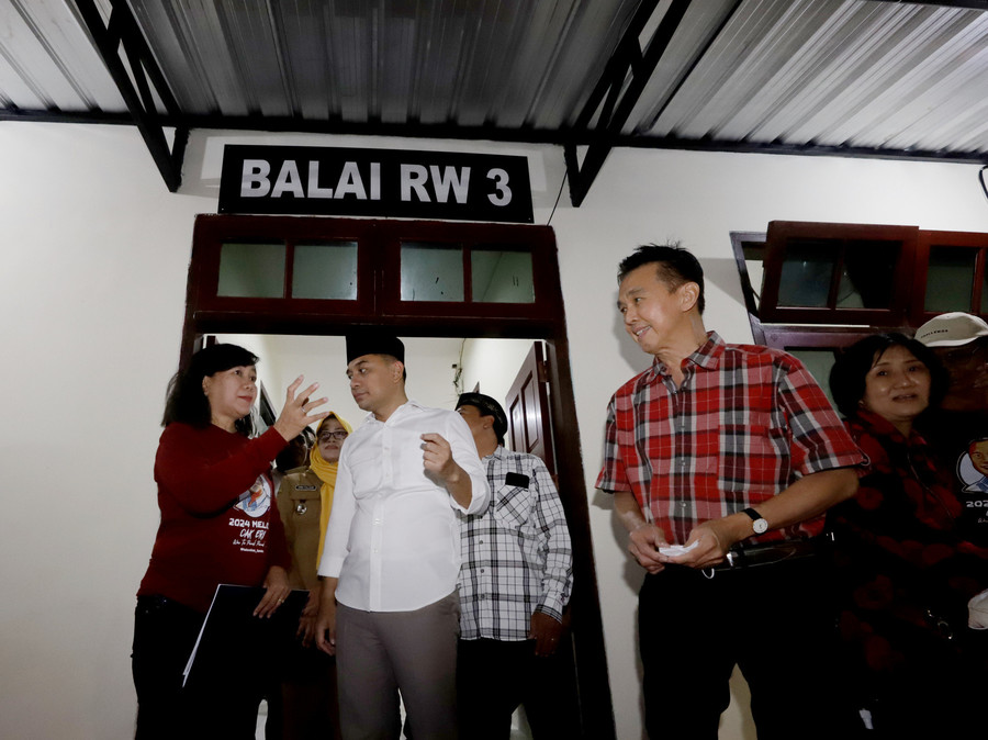 Sebanyak 1.159 dari 1.360 Balai RW di Kota Pahlawan yang telah selesai diperbaiki pada tahun 2023.SP/SURA