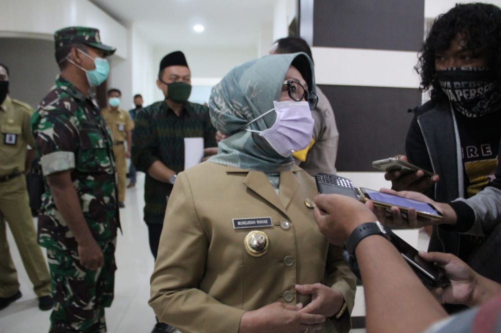 Bupati Jombang Hj Mundjidah Wahab.SP/memo