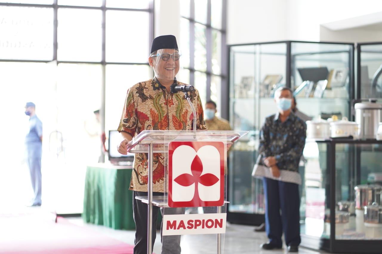 Cabup Kelana Aprilianto saat berkunjung ke PT Maspion
