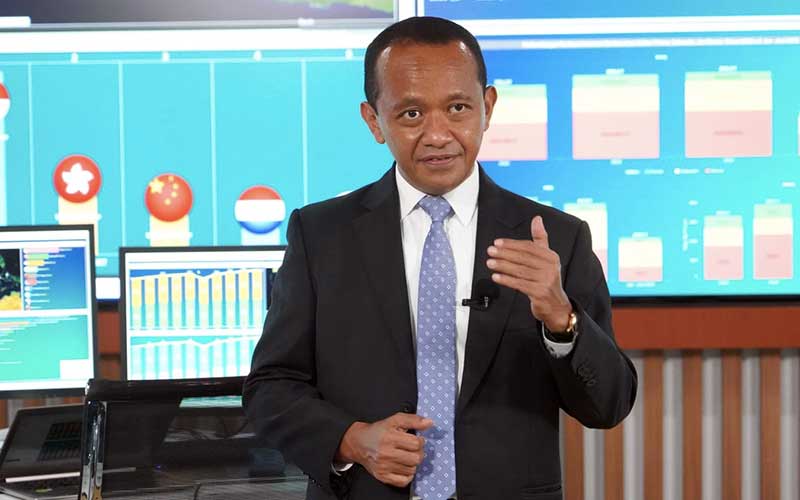 Menteri Investasi Bahlil Lahadalia.
