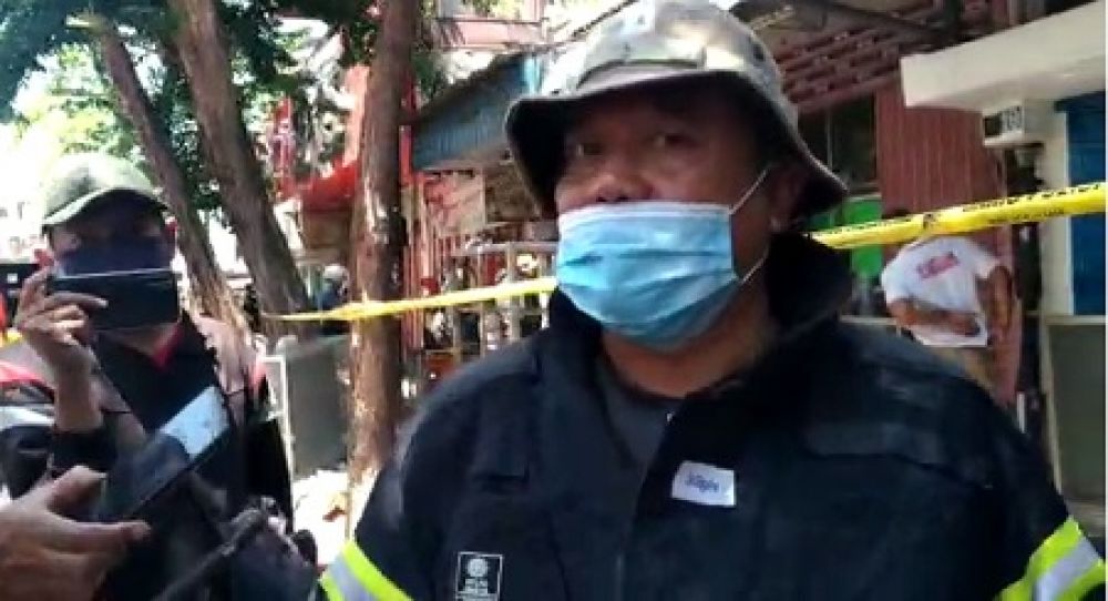 Kepala dinas pemadam kebakaran surabaya, Dedik Irianto. SP/ Tangkapan layar