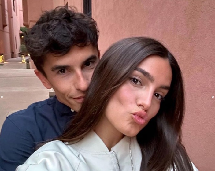 Marc Marquez bersama Gemma Pinto. Foto: Instagram (@gemmpinto).