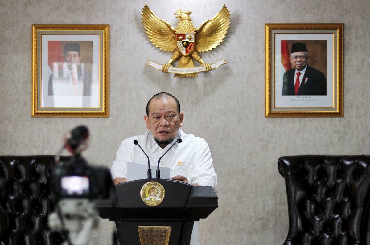 Ketua DPD RI, AA LaNyalla Mahmud Mattalitti. SP/DPR RI