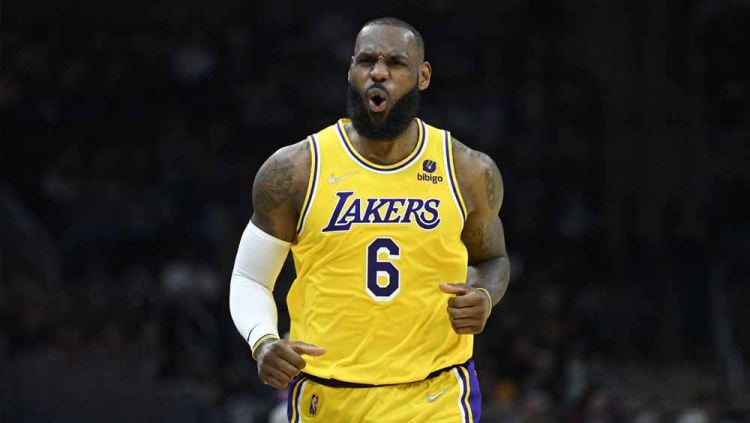 Pebasket LA Lakers, LeBron James. Foto: Reuters/David Richard.