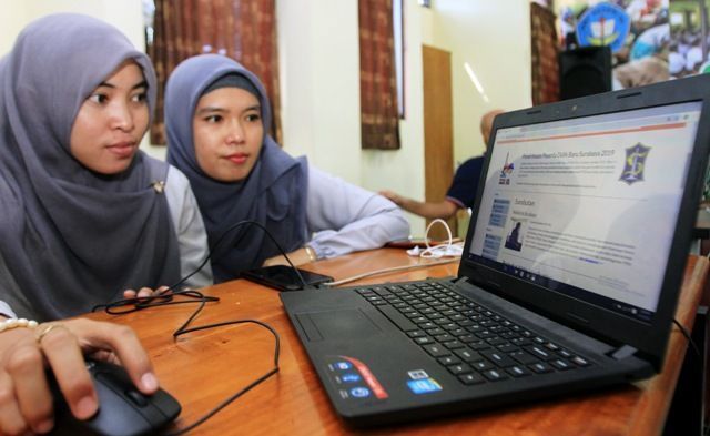 Sama seperti tahun 2020 PPDB Kota Surabaya akan diselenggarakan secara online di tengah pandemi Covid-19 ini. SP/Pemkot Surabaya