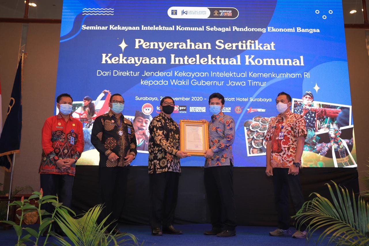 Kanwil Kumham Kolaborasi dengan Pemprov Jatim bentuk klinik kekayaan intelektual di tiap bakorwil  SP/ Kasyfi Fahmi