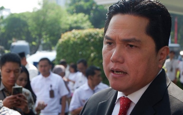 Menteri Koordinator Bidang kemaritiman dan Investasi ad-interim Erick Thohir.