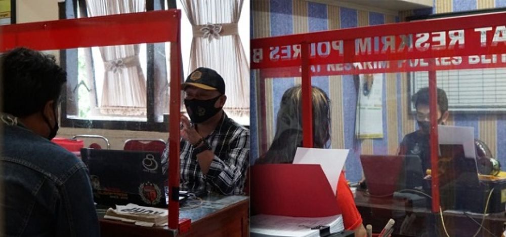 Dua penjual miras diperiksa polisi atas kasus meninggalnya 3 warga yang meninggal setelah menggelar pesta miras oplosan. SP/Les