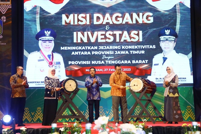 Misi dagang dan investasi Pemprov Jatim dan NTB. Foto: Pemprov Jatim.
