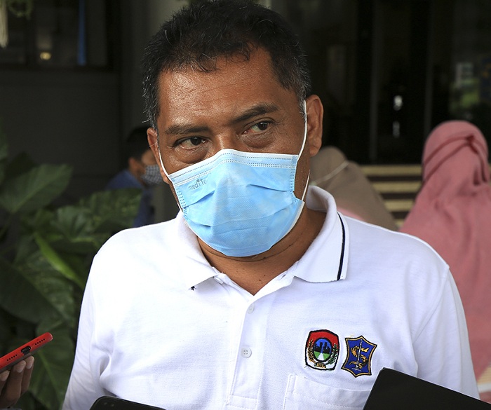 Kepala Satpol PP Kota Surabaya Eddy Christijanto. SP/ LAWANCOVID-19.SURABAYA.
