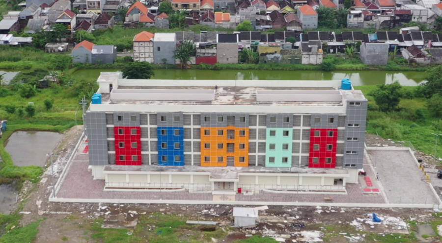 Rusunawa di Benowo Pakal Surabaya. Foto: Pemkot Surabaya.