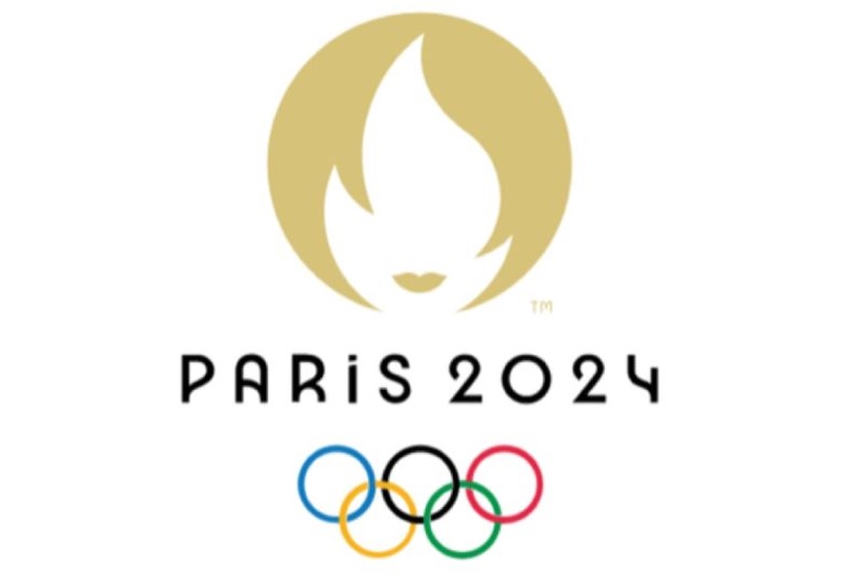 Logo Olimpiade Paris 2024.