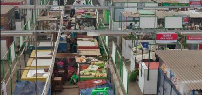 Pasar Banul di Malang, salah satu pasar tradisional yang akan direvitalisasi pada tahun 2021 ini.