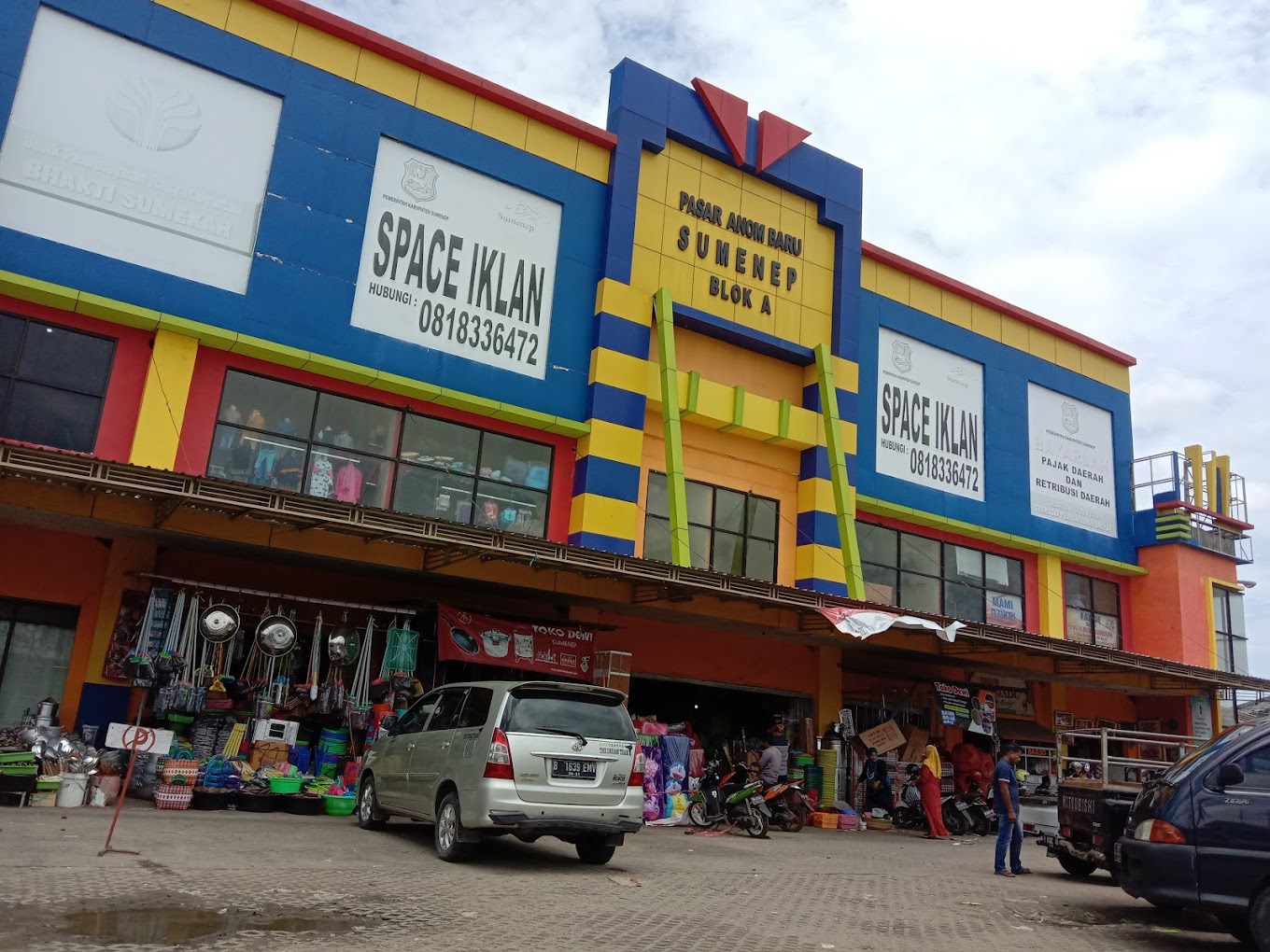 Pasar Anom Baru Kabupaten Sumenep. Foto: Pemprov Jatim.