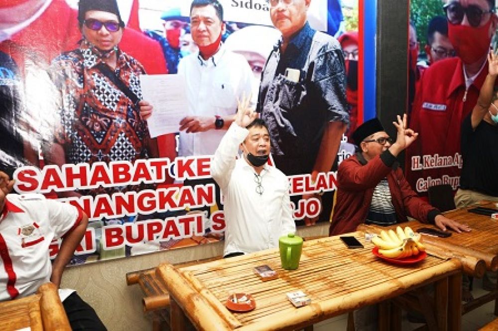 Dukungan untuk  pasangan calon Bupati dan Wakil Bupati, Kelana - Dwi Astutik (Berkelas) terus berdatangan. SP/ Sugeng Purnomo