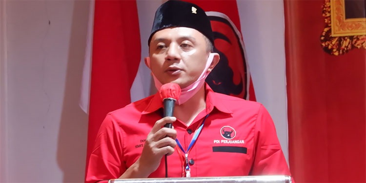 Wakil Ketua Bidang Pemenangan Pemilu DPD PDIP Jatim, Deni Wicaksono. SP/Riko Abdiono