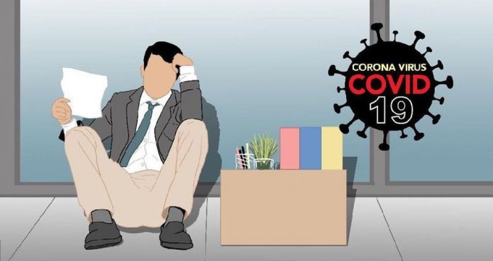 Illustrasi terkena PHK ditengah corona. SP/ DECOM